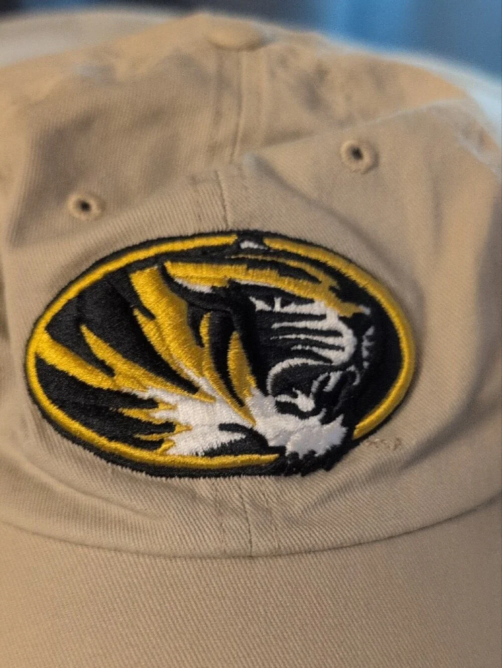 Mizzou Khaki Baseball Cap